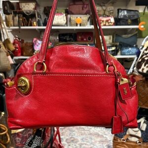 COACH 1941 Outlaw Satchel 36 Red leather
Bag satchel Handbag .